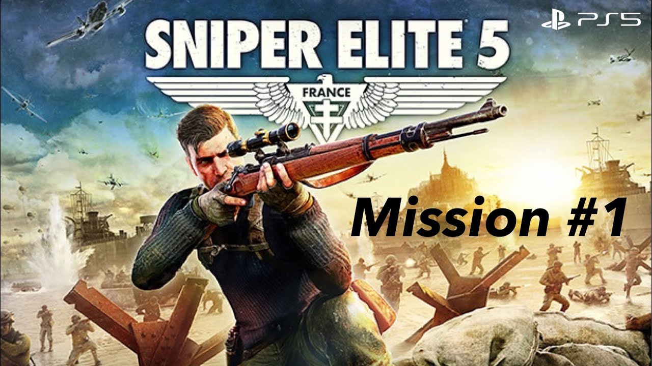 SNIPER ELITE 5 Walkthrough(Full Game)Mission #1 - The Atlantic wall
