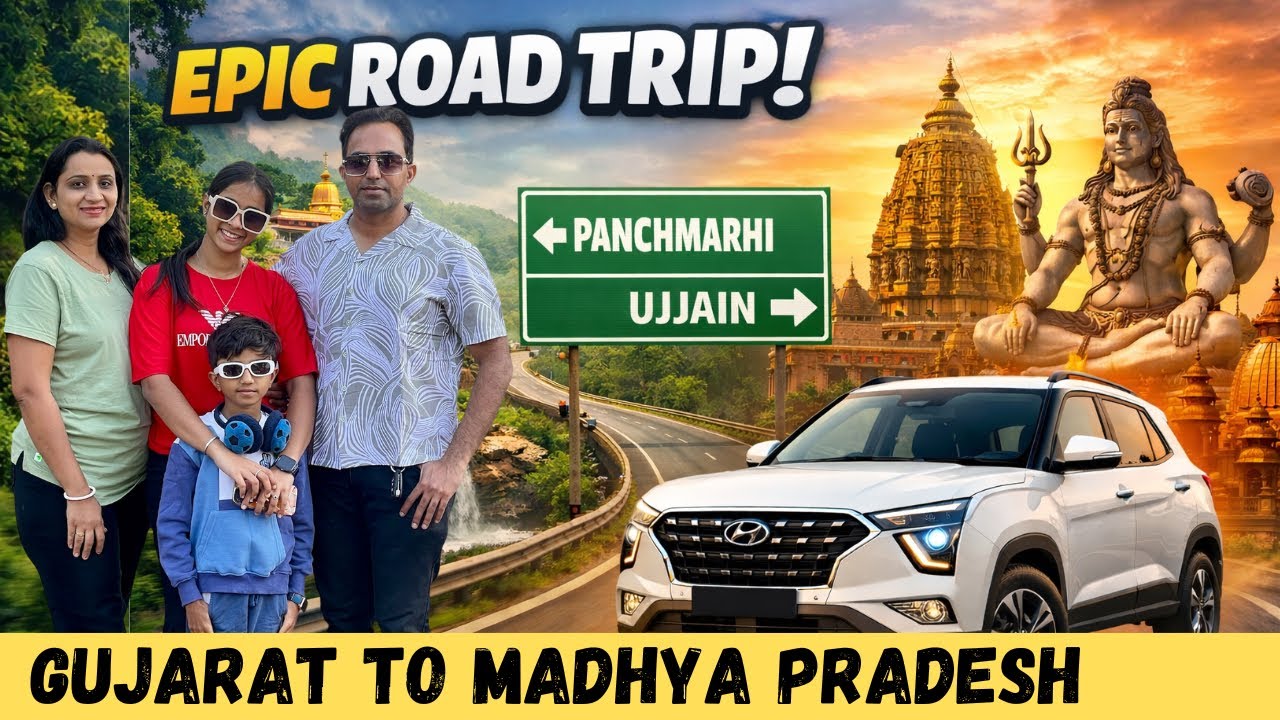 Pachmarhi Hills to Ujjain Mahakal 🚗 Family Road Trip | Creta Travel Vlog