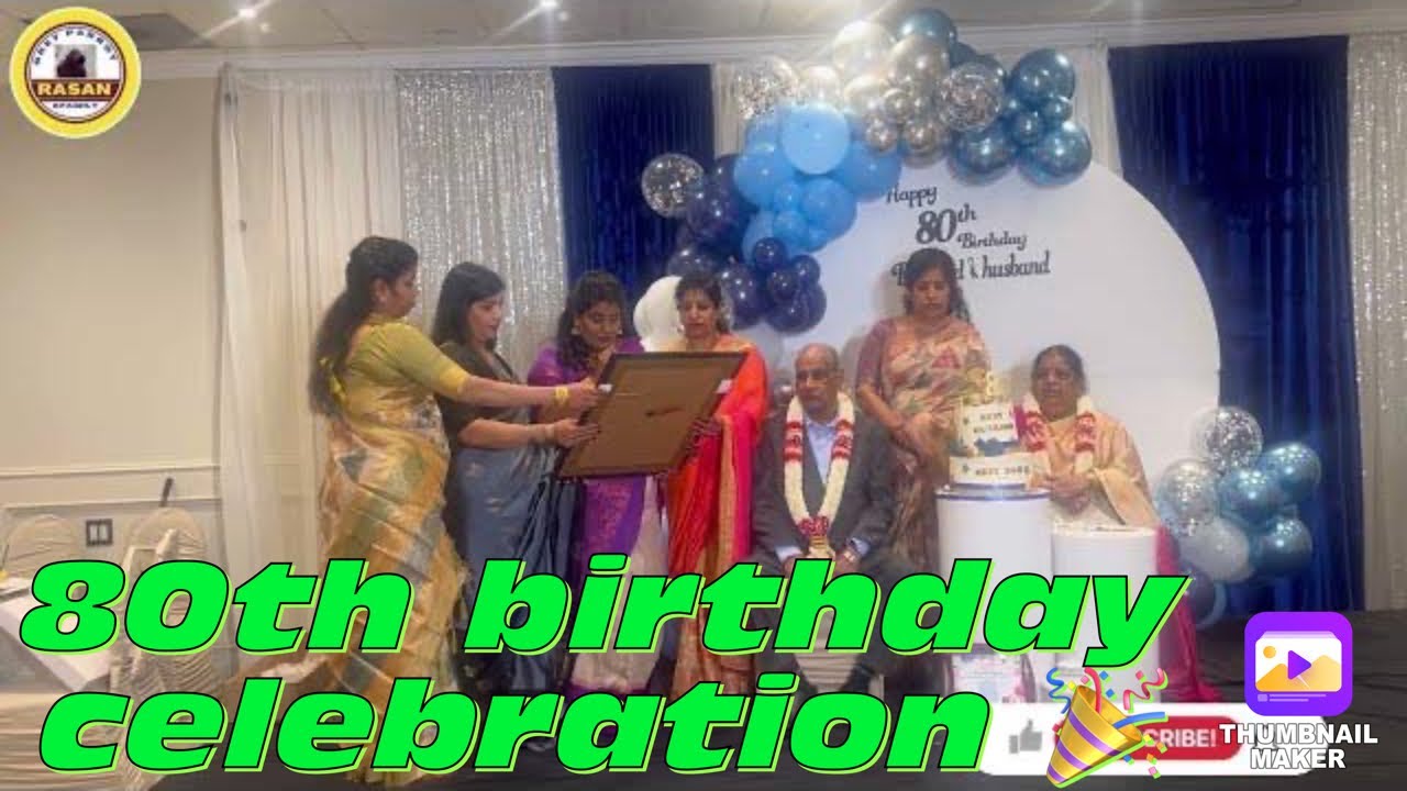 80th birthday celebration 🎉#viral#party#trending#birthday