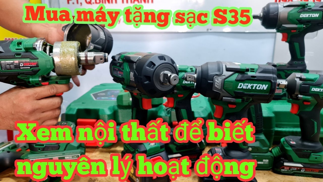 Test Bulong Dekton 1750 N/m lực khũng cở nào nội thất ra sao ? |Máy Xây Dựng Hồng Nhiên