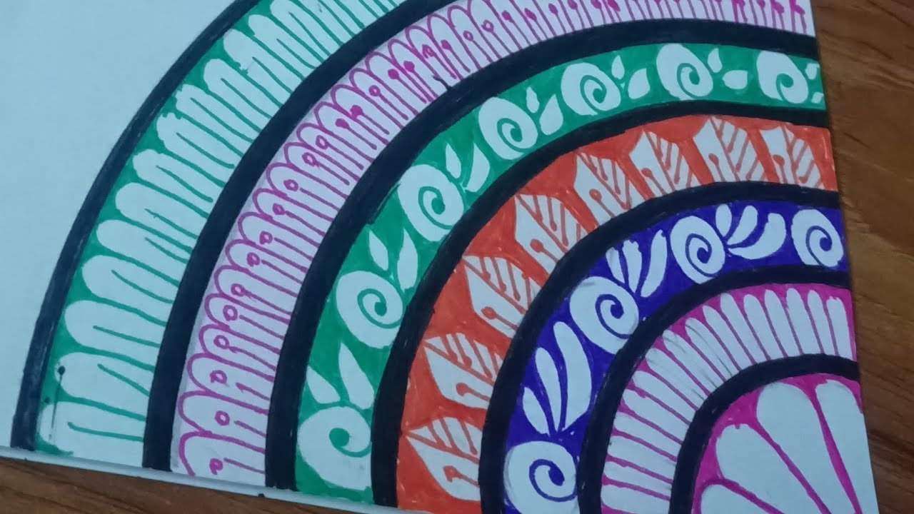 Rainbow 🌈 Colour Mandala Art 