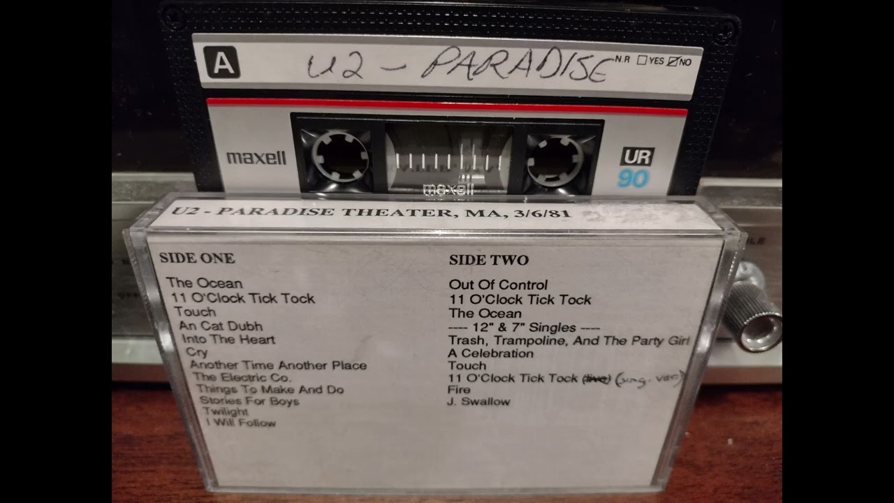 U2 - Paradise Theater, MA, 3/6/81