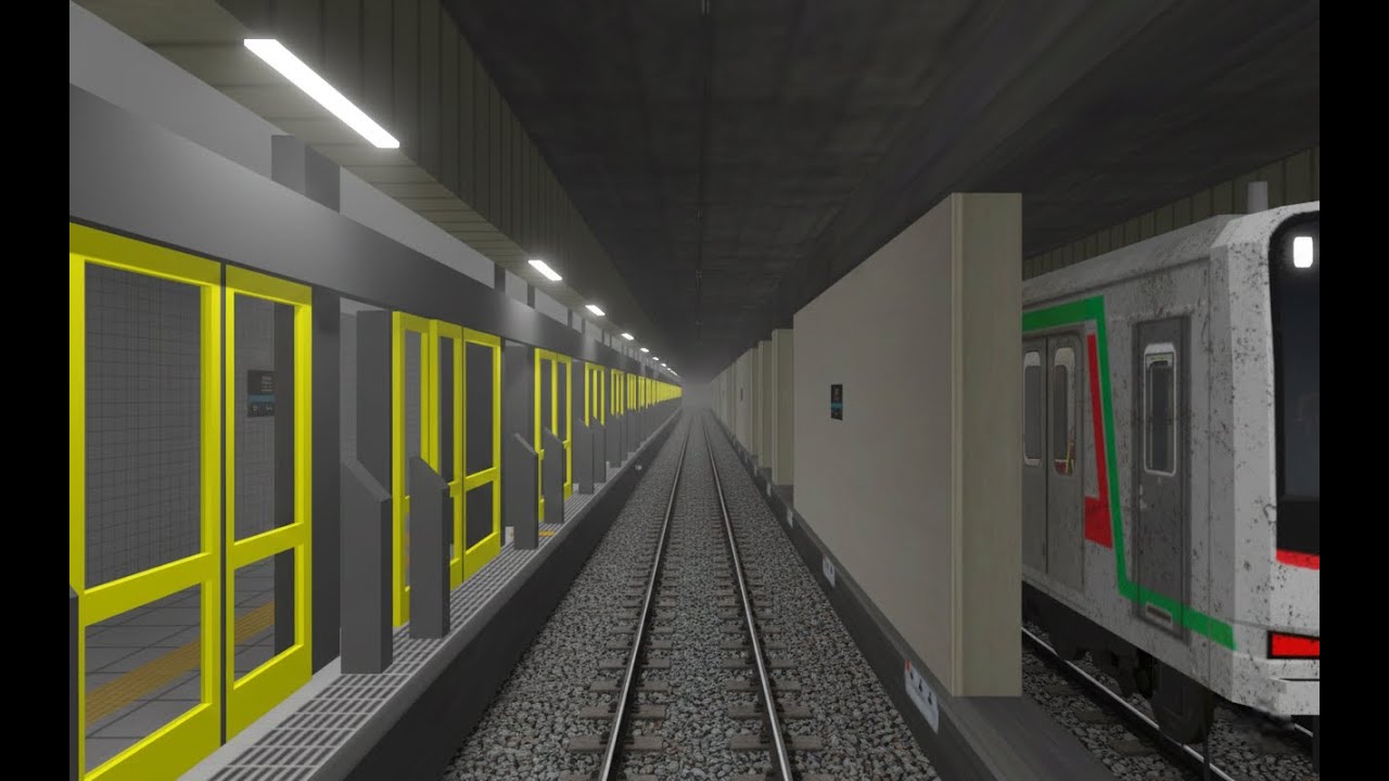 スクリーン式ホームドアのある東急田園都市線