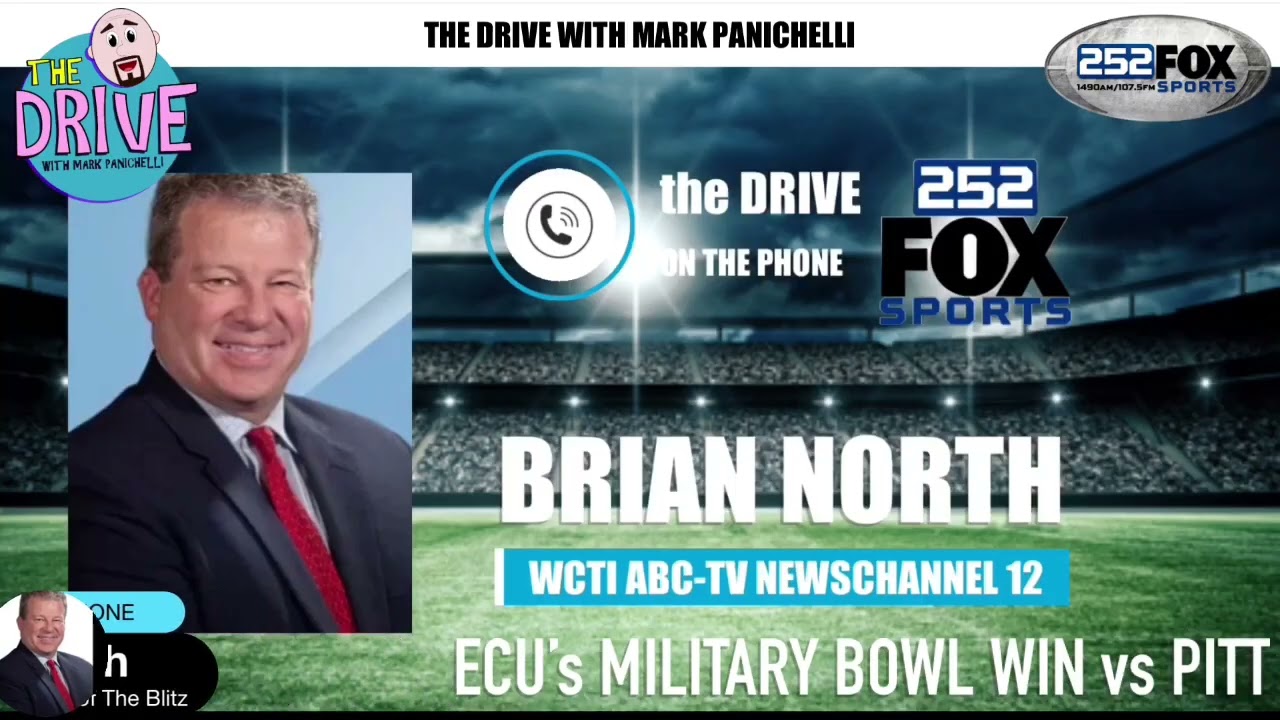The DRIVE with Mark Panichelli 1/8/26 | Brian North * WCTI ABC-TV12 