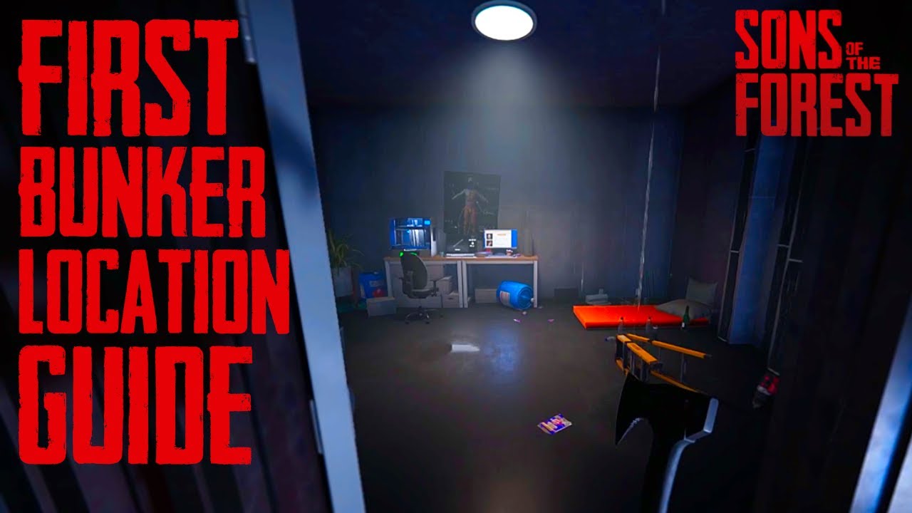 How to find the First Bunker Location - Sons of the Forest Guide
