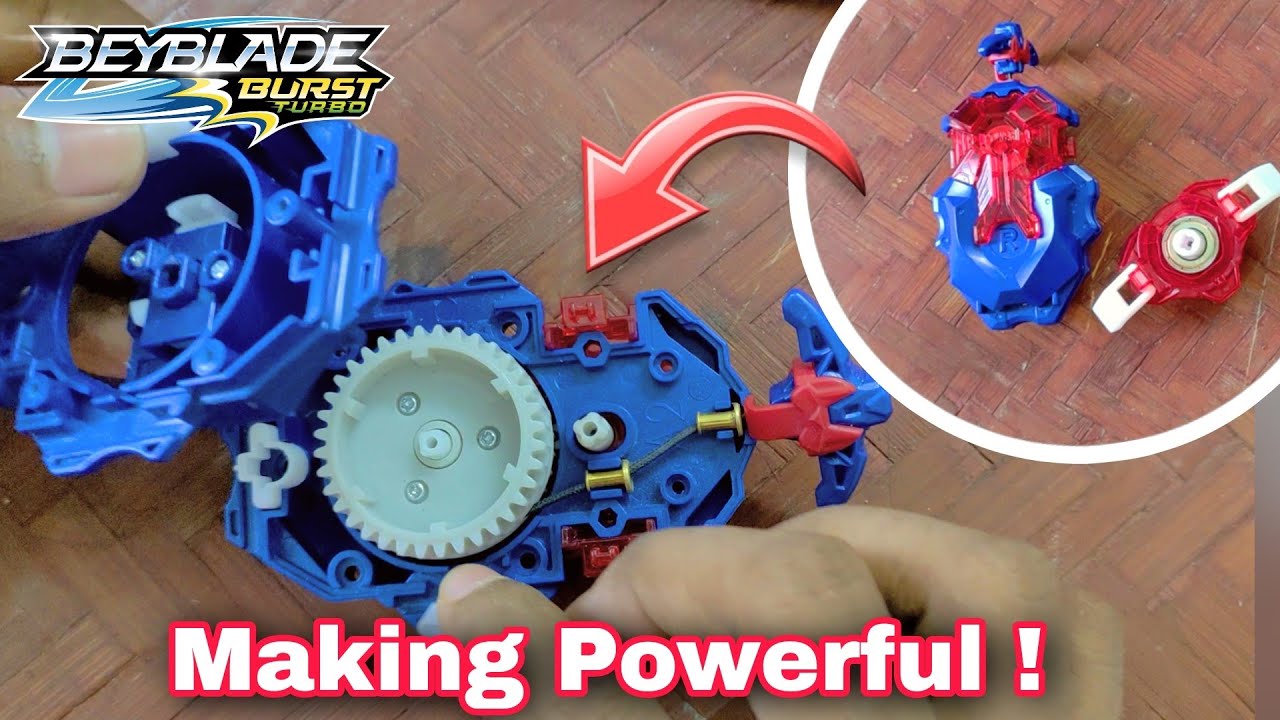 Beyblade DB POWER launcher repair - Making XTREMe POWERFUL !