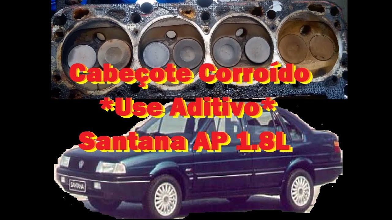 Santana AP 1.8 Misturou água com óleo - Troca da junta de Cabeçote