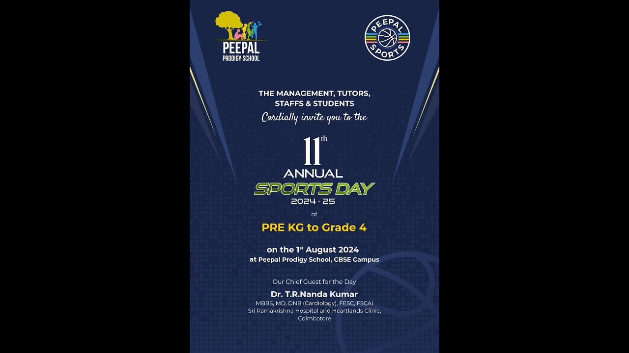 PEEPAL PRODIGY  SCHOOL SPORTS DAY -2024