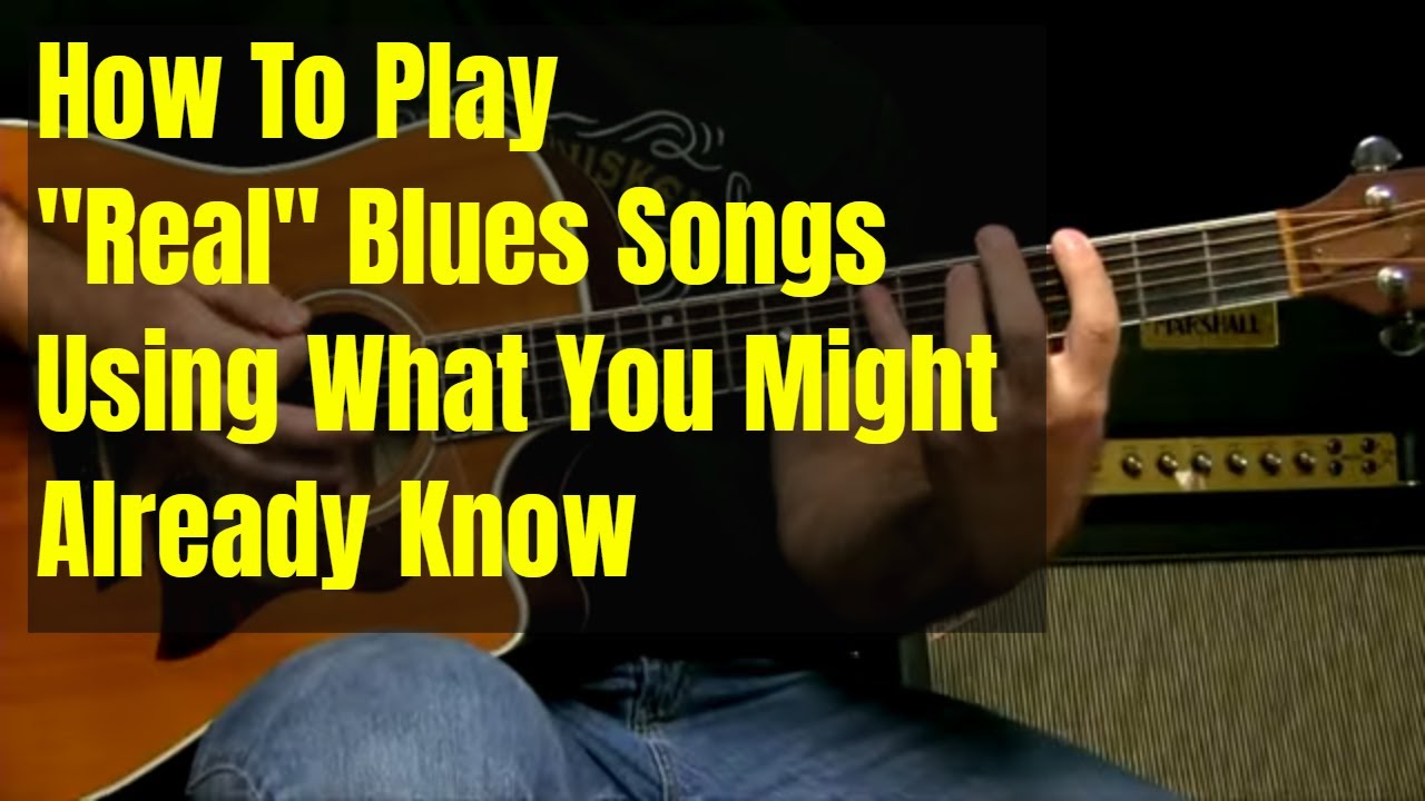 Blues Guitar Lesson - How To Play Real Blues Songs By Yourself