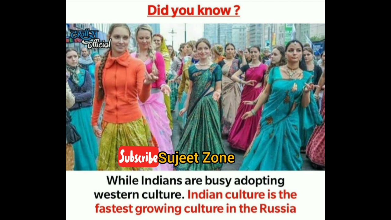 Indian culture is the fastest growing culture in Russia #shorts #214 #Russia #Indianculture