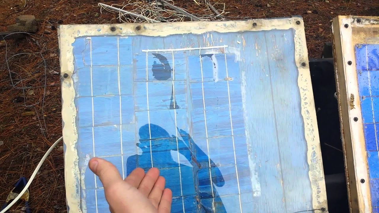 Solar Panel Gets Destroyed