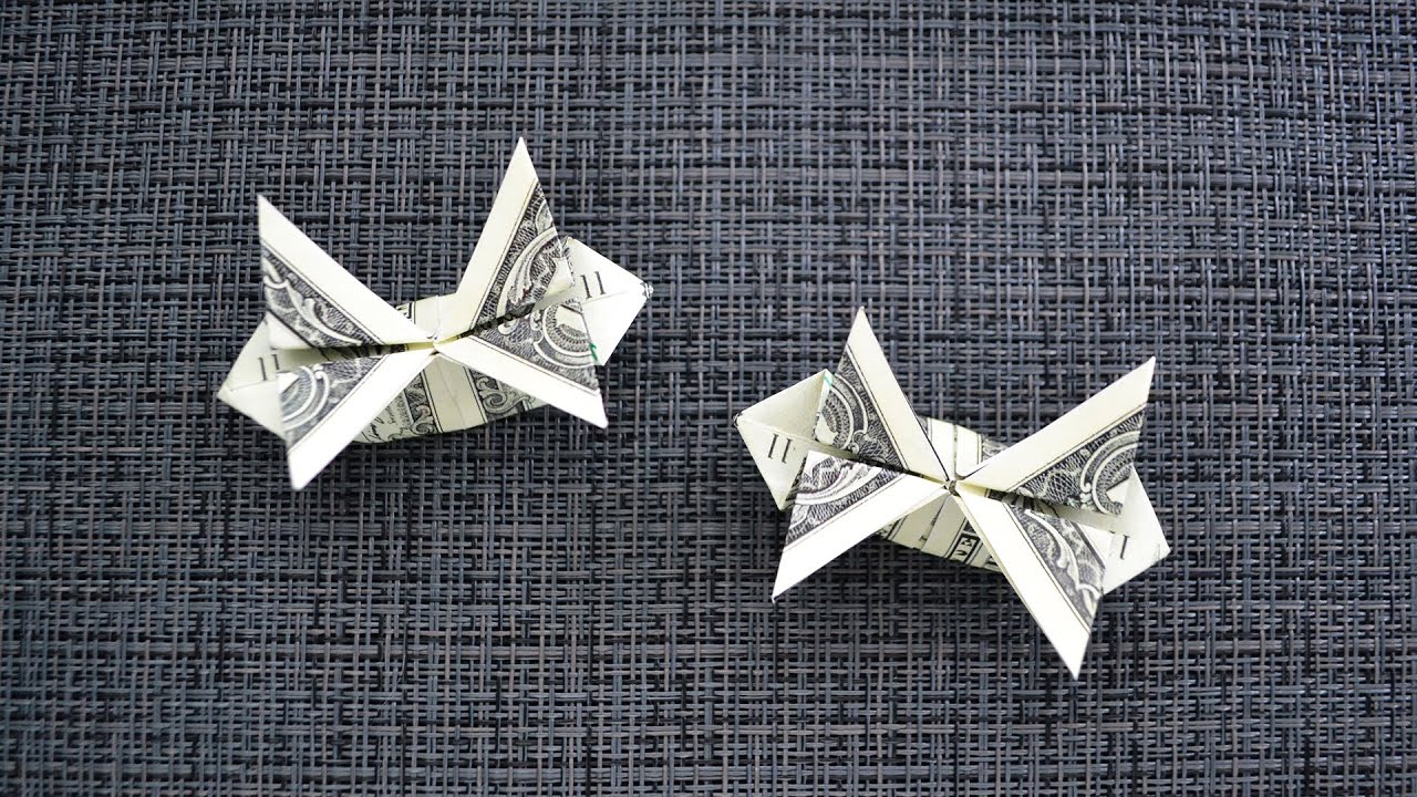 My MONEY BOWS | Dollar Origami for Graduation Lei | Tutorial DIY by NProkuda