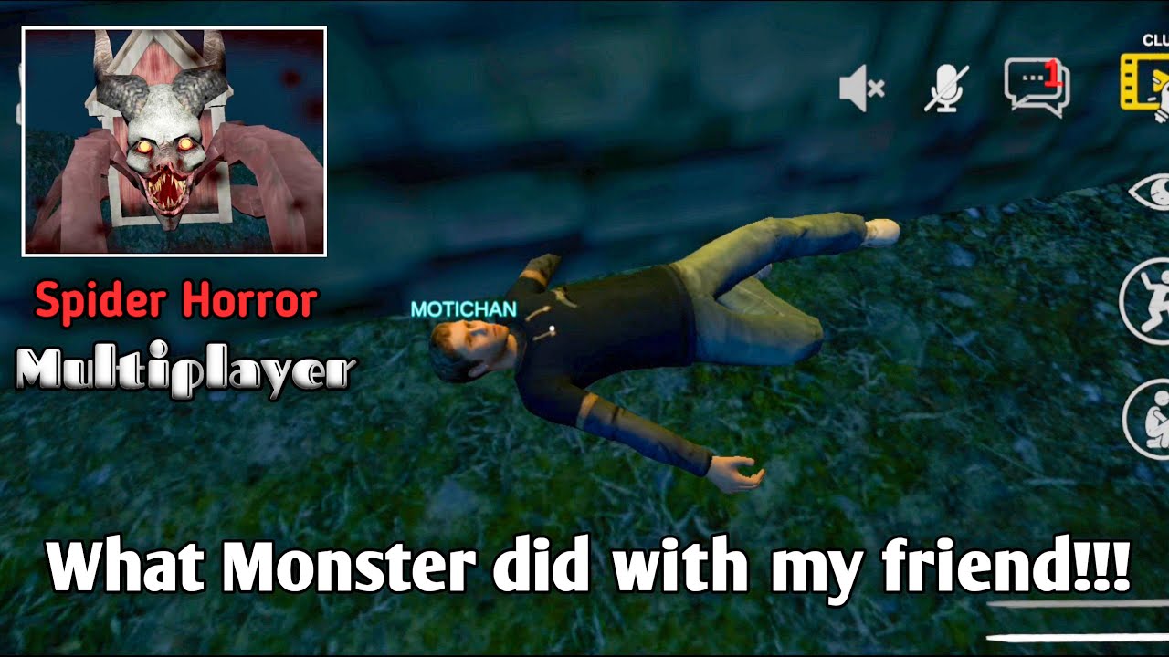 Spider Horror Multiplayer Gameplay Escaped || Choo Choo Charles In Mobile version
