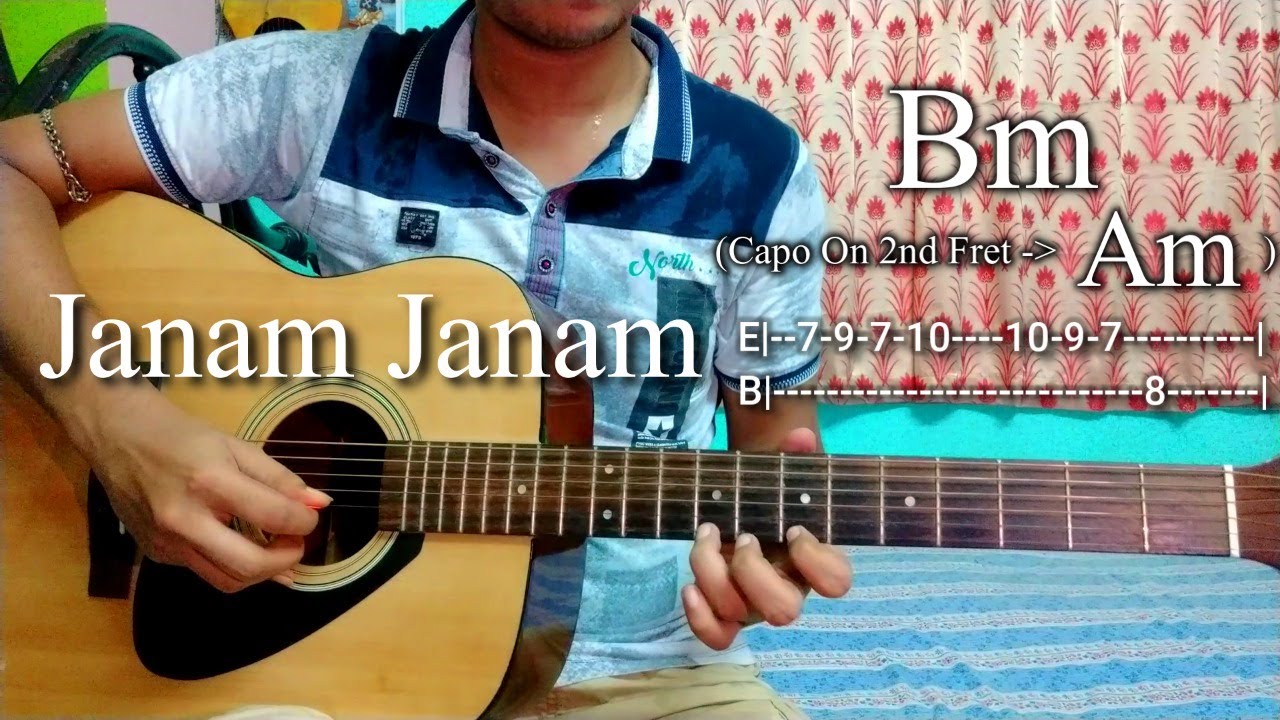 Janam Janam | Dilwale | Easy Guitar Chords Lesson+Cover, Strumming Pattern, Progressions...