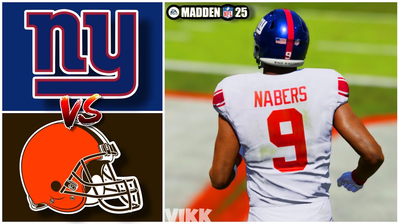 Giants vs Browns Week 3 Simulation (Madden 25 Rosters)