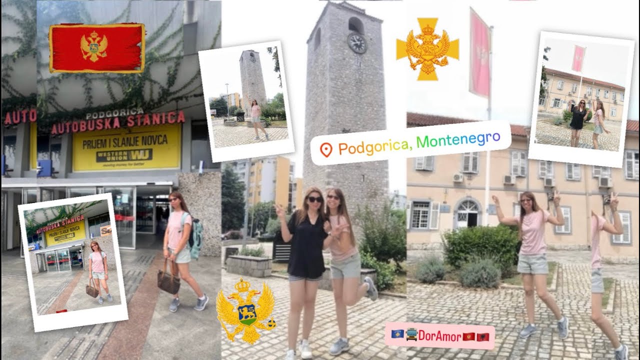 TRAVELING FROM KOSOVO TO MONTENEGRO | EXPLORING PODGORICA MONTENEGRO | DorAmor