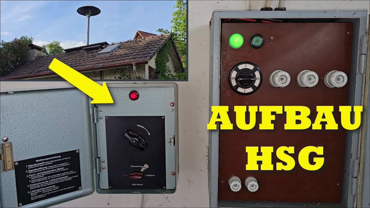 AUFBAU HSG FÜR SIRENE E57 AUF LOST PLACE | 27.05.25 in Hilzingen-Hofwiesen