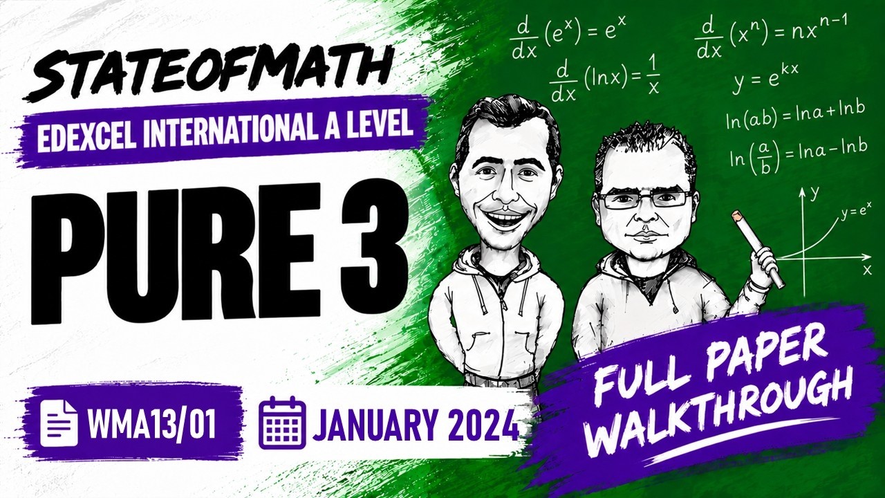 Edexcel IAL Maths - P3 - January 2024