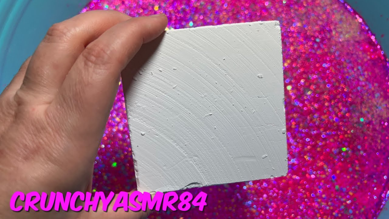Pink Gym Chalk Water Crumble | Oddly Satisfying | ASMR