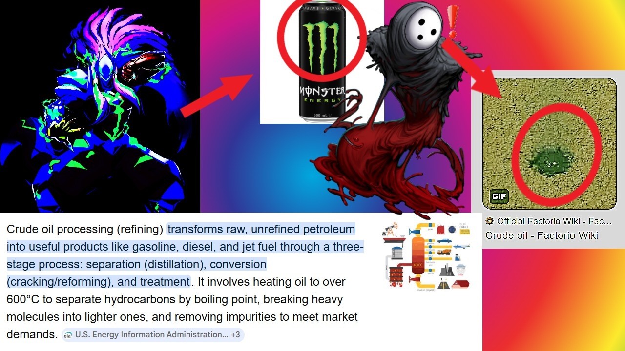 God of destruction processes sentient crude oil