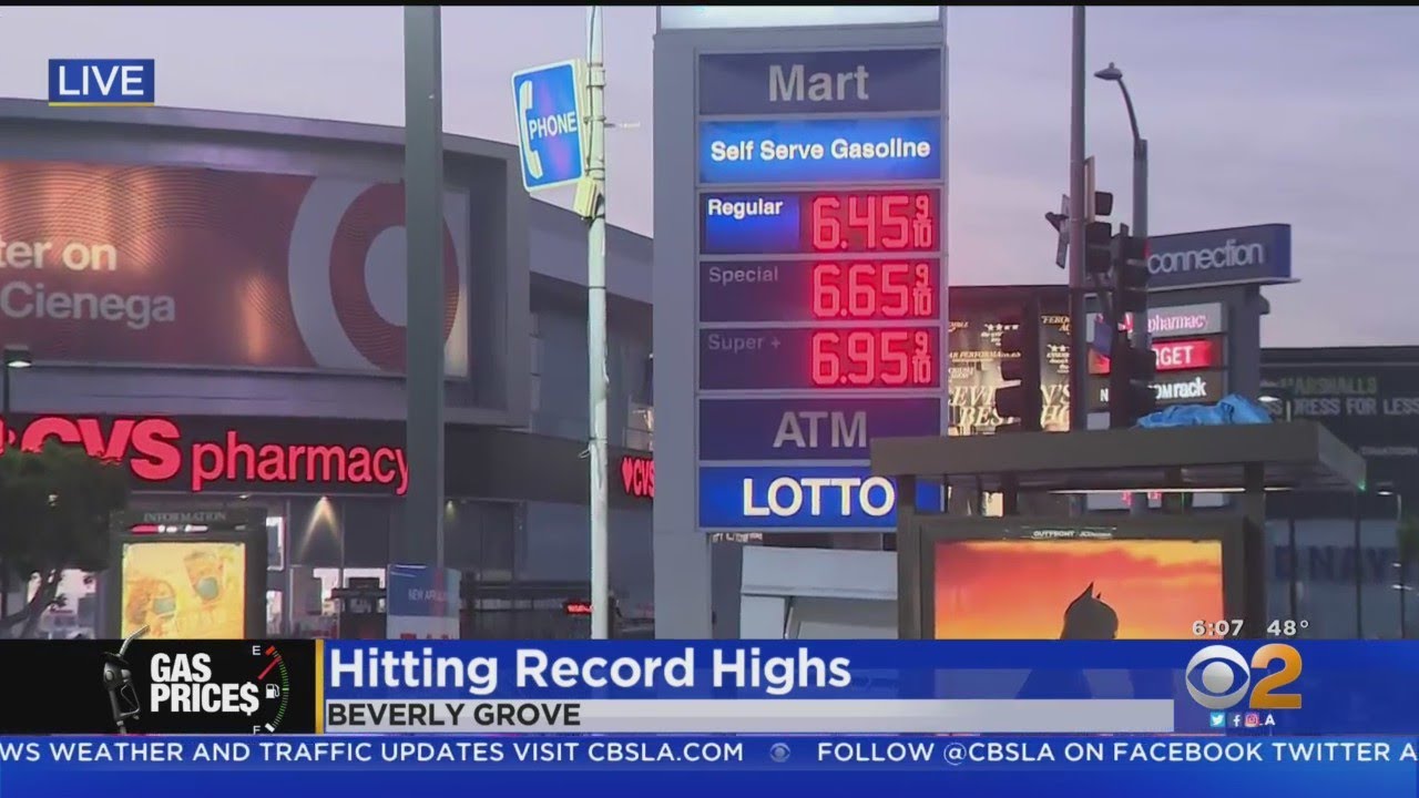 LA County Gas Price Hits $5 Average For First Time Ever