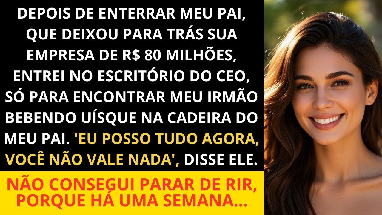 Depois que meu pai faleceu, encontrei meu irmão no escritório do CEO dele  Agora sou dono de tudo