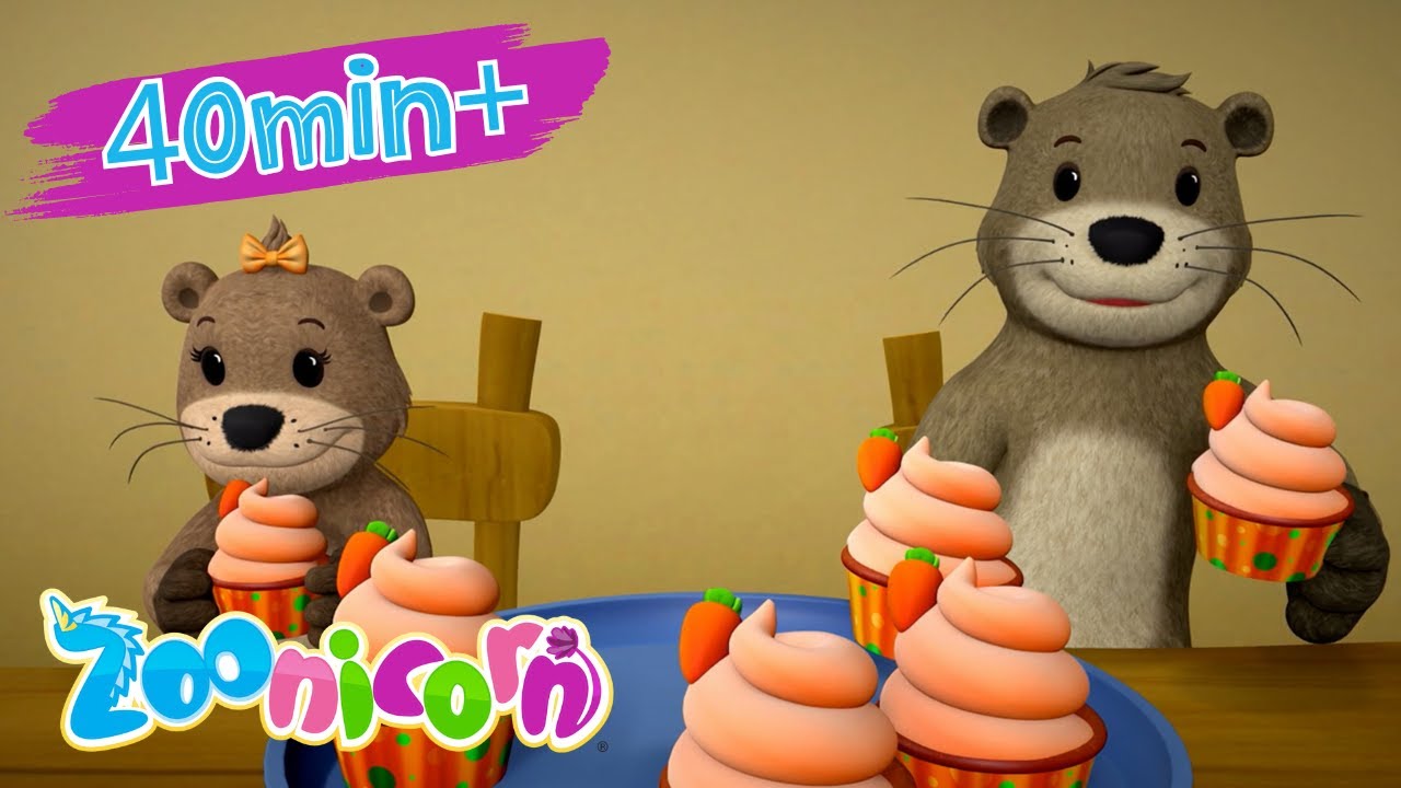 Food Party for a Celebration 🎉💖 40-Min Compilation | Zoonicorn | Cartoon for Kids