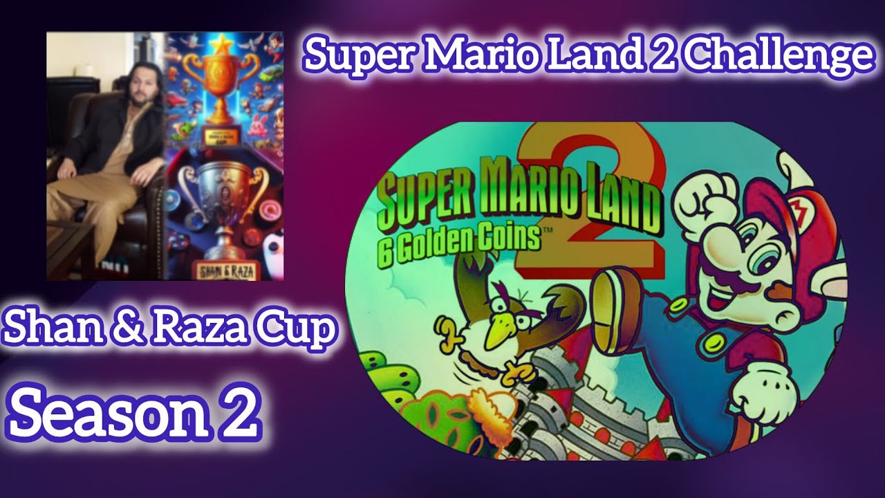 Super Mario Land 2 (6 golden coin challenge) late entry Shan & Raza Cup Season 2 @RetroGamerKnee