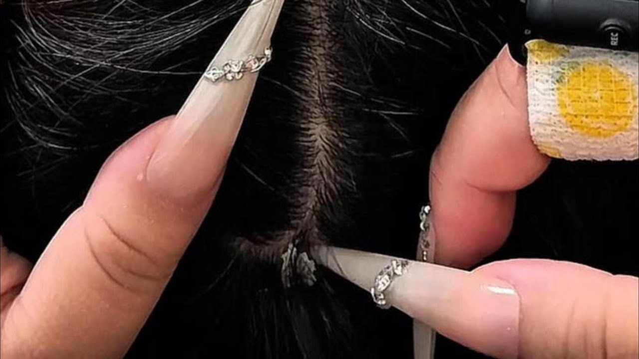 Gentle Scalp ASMR with Long Nails 💅 | Sleep Massage, Stress Relief & Soft Touch | Model: Latte