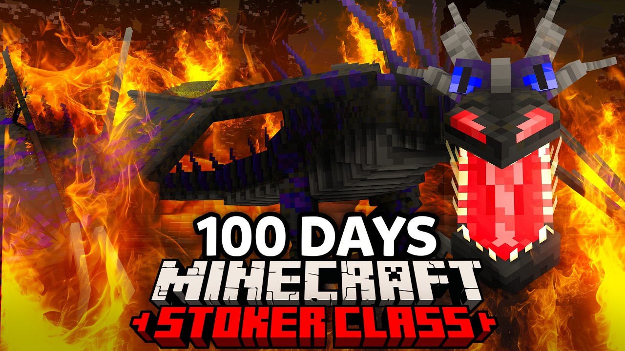 Я провел 100 дней в Minecraft с модом &laquo;Как приручить дракона&raquo;, используя ТОЛЬКО КЛАСС &laquo;КОЧЕГАРЫ&raquo;!