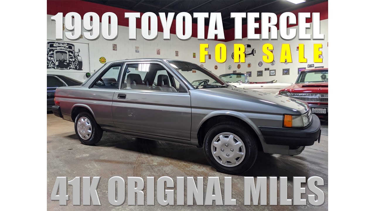 SOLD- 1990 Toyota Tercel 2-Dr Coupe 42K Original Miles