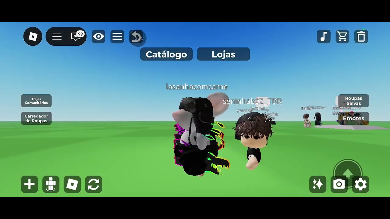 jogando roblox com meu amigo 