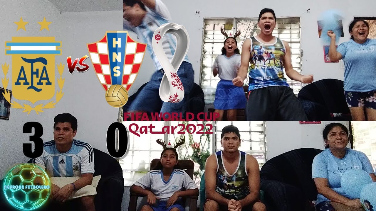 REACCIÓN DE PANAMEÑOS AL ARGENTINA VS CROACIA/SEMIFINAL
