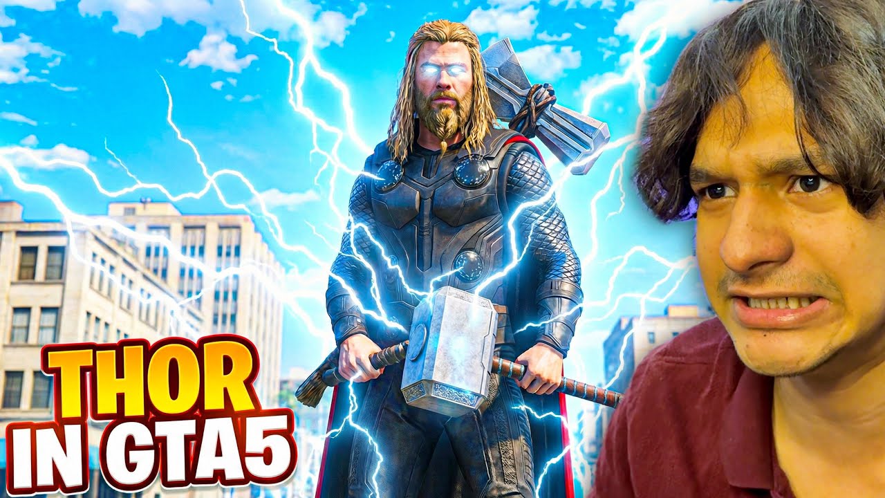 I BECOME THOR 🔥LIGHTING STORM IN GTA 5 LOS SANTOS + ALL POWERS 