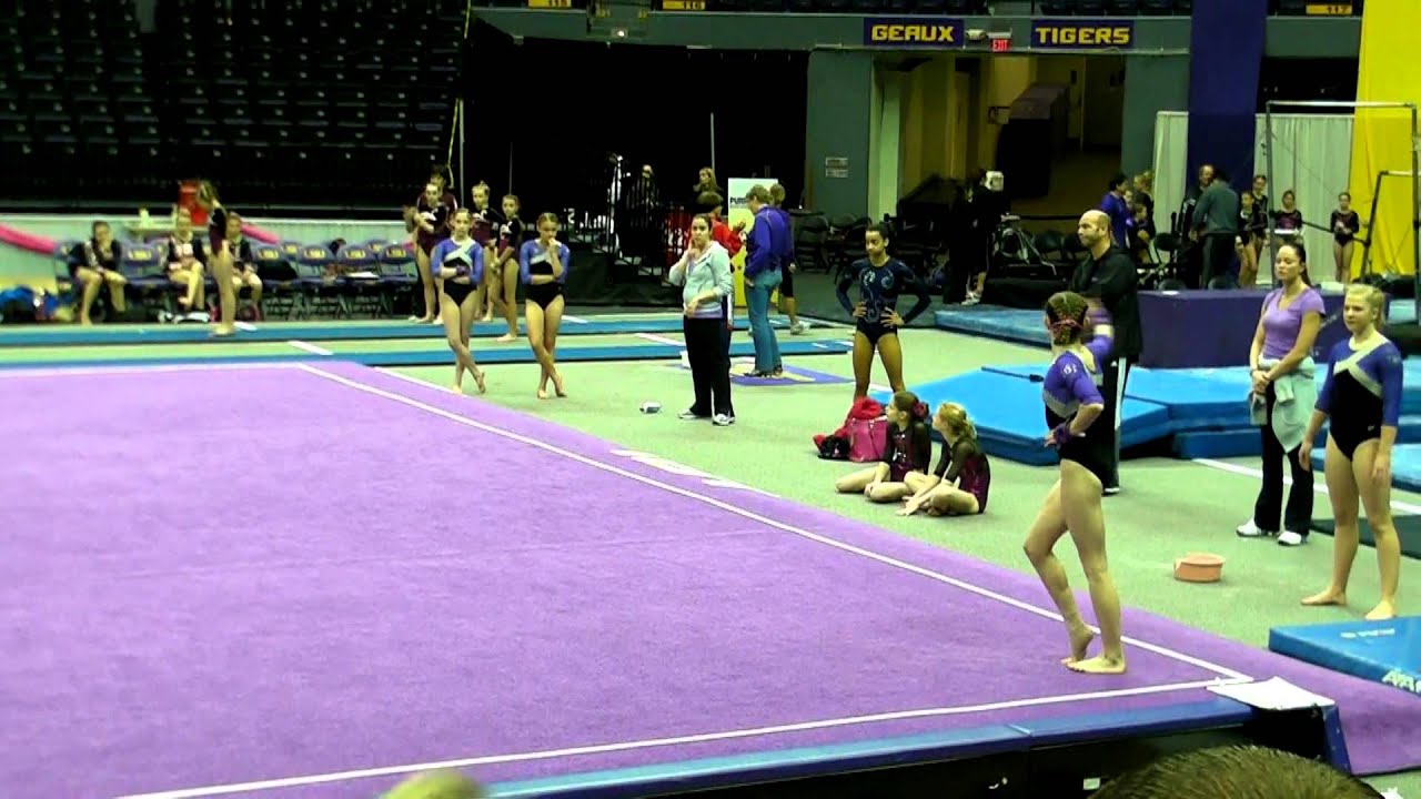 Lauren's Level 7 gymnastics floor routine 9.750