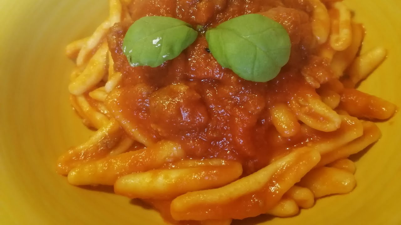 PASTA FRESCA :SALSICCIA E STRASCINATI