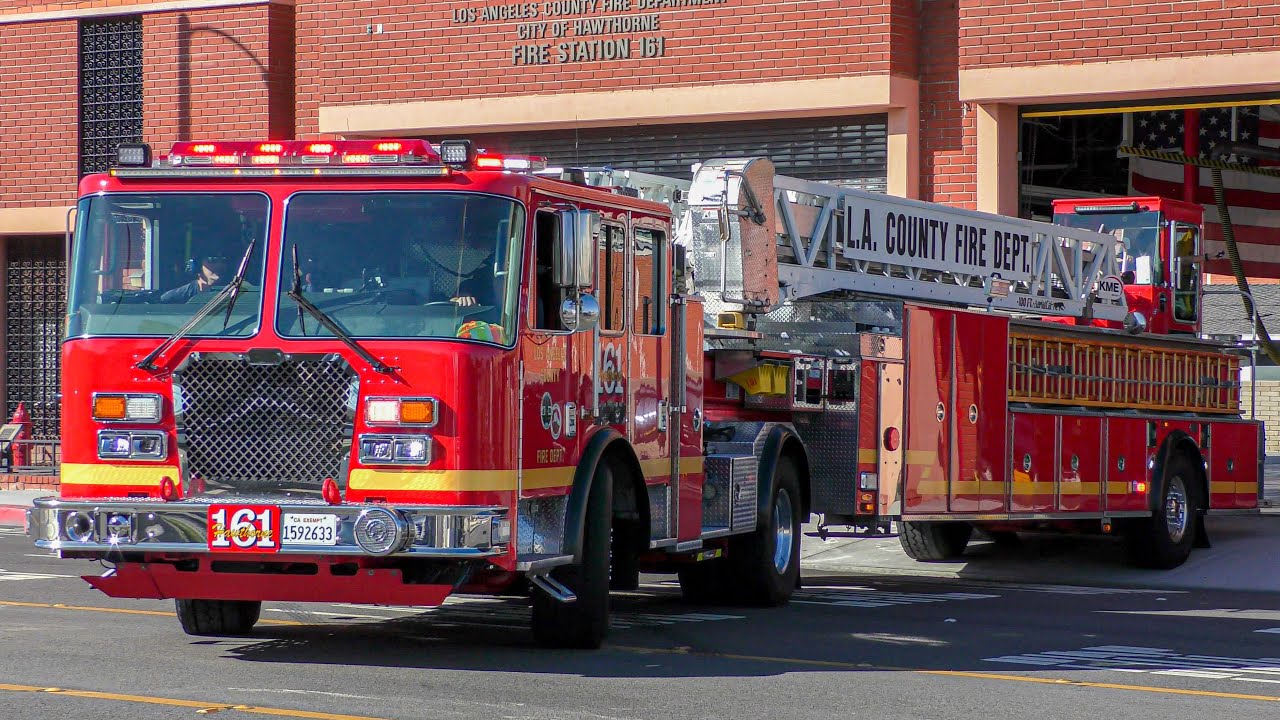 LACoFD Squad 161, Quint 161 & AP20 Responding
