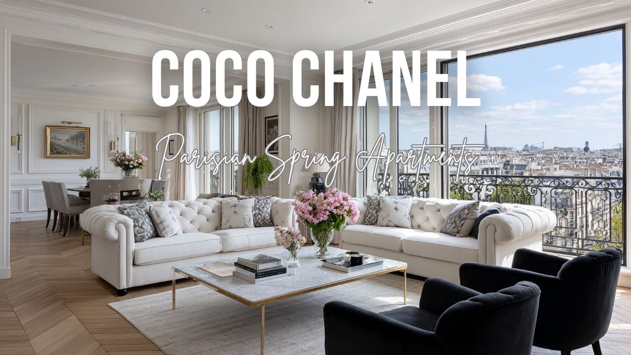 Parisian Spring Apartments Inspired by Coco Chanel Timeless Left Bank Elegance