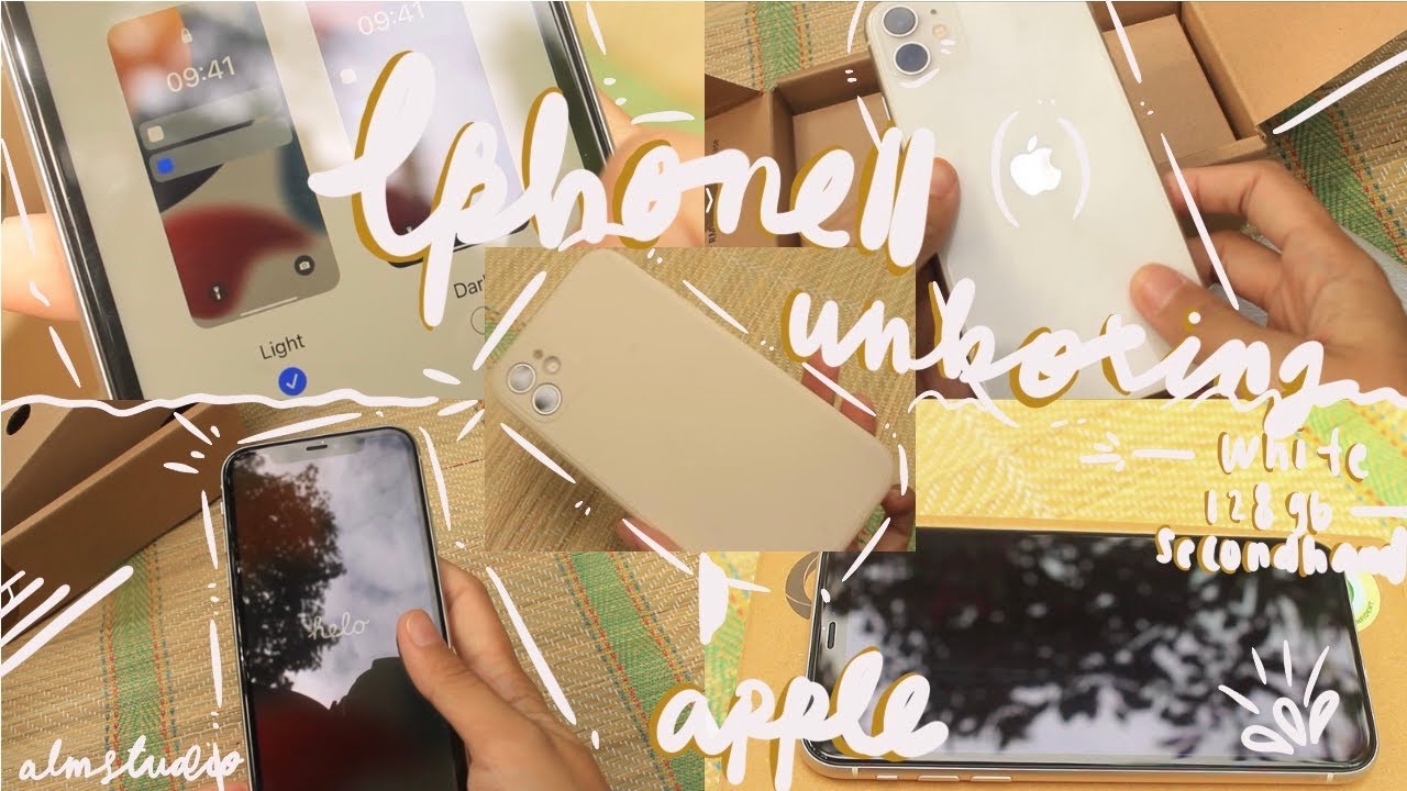 2022 iPhone  11 white (128gb) unboxing l secondhand iPhone 11 l Malaysia