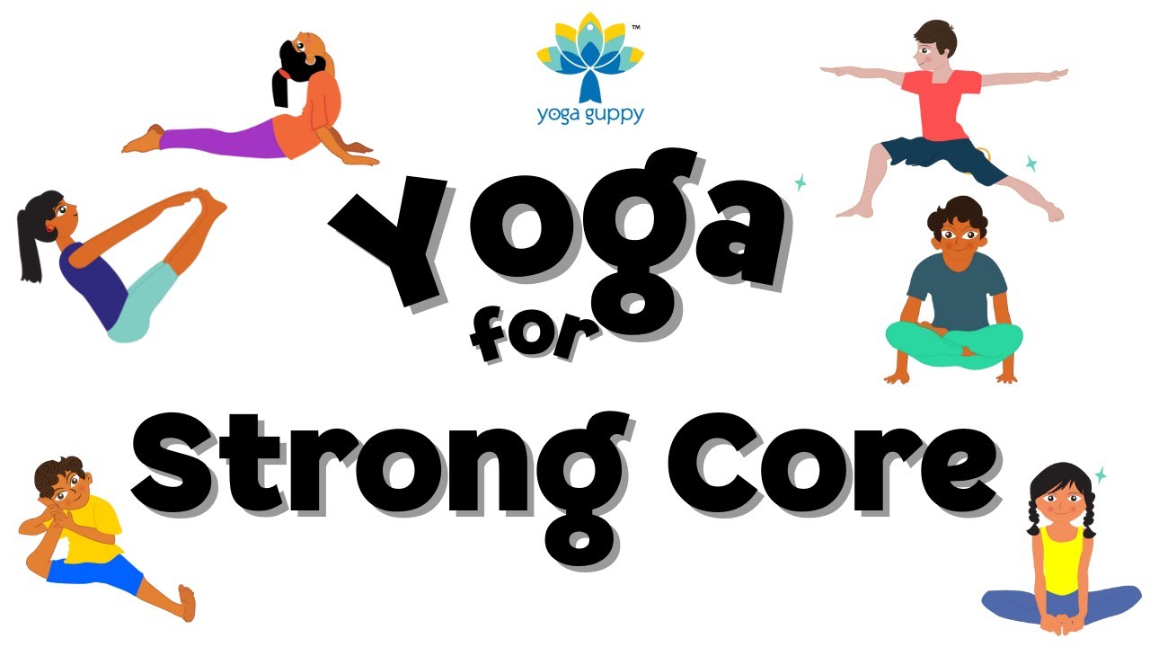 Core Strengthening Exercises for Kids to prepare for Headstand | Yoga for Children | Yoga Guppy