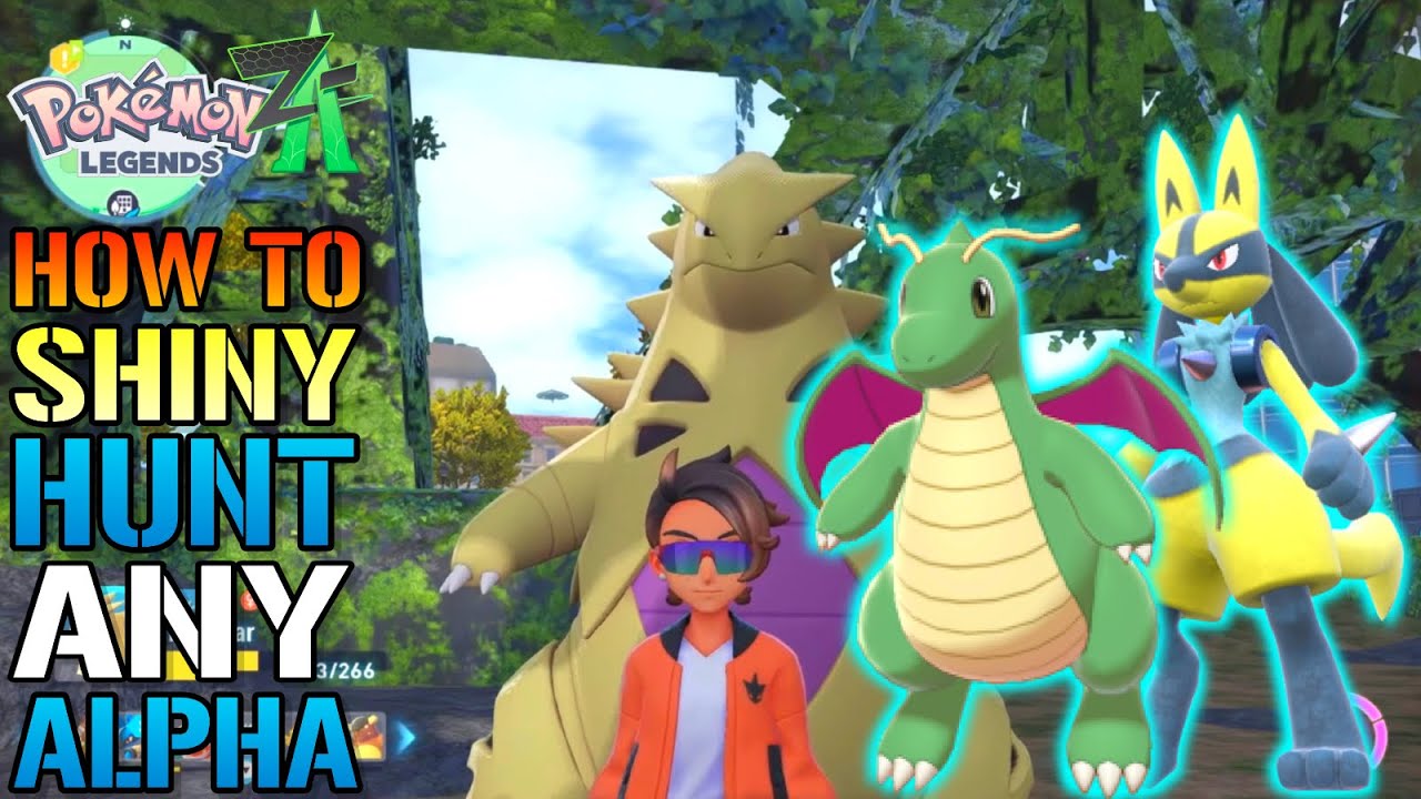Pok&eacute;mon Legends: Z-A Как охотиться на любого покемона-альфа в игре с помощью SHINY! ЛЕГКИЙ АЛЬФА-...