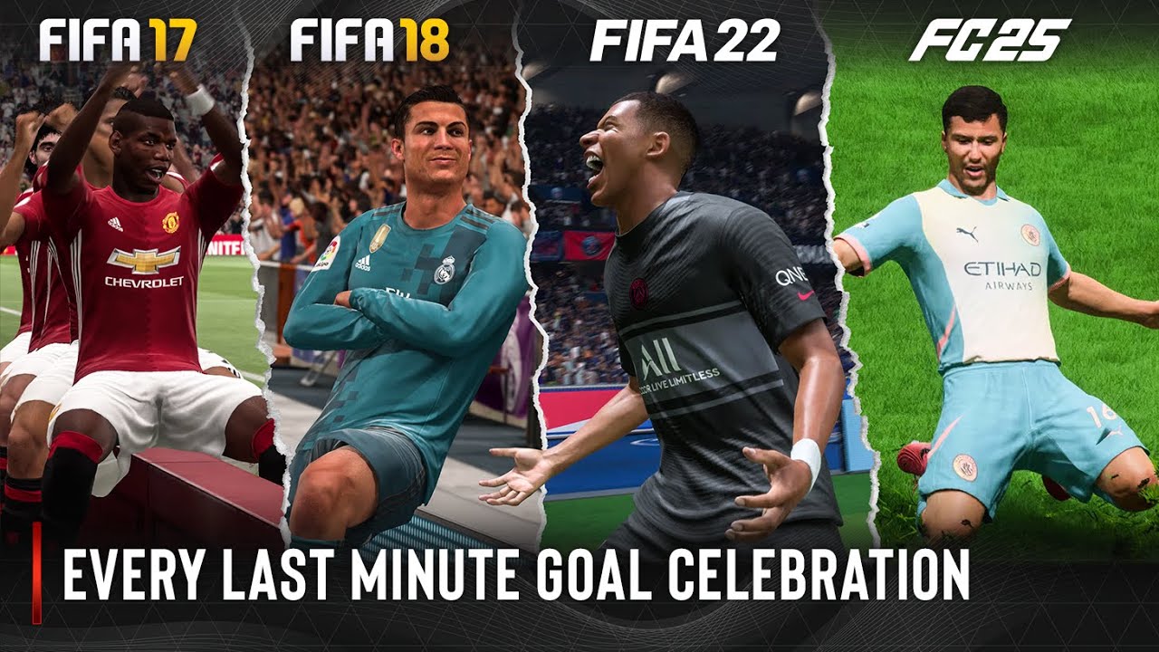 Every Last Minute Goal Celebration In FIFA | 2017 - 2025 |