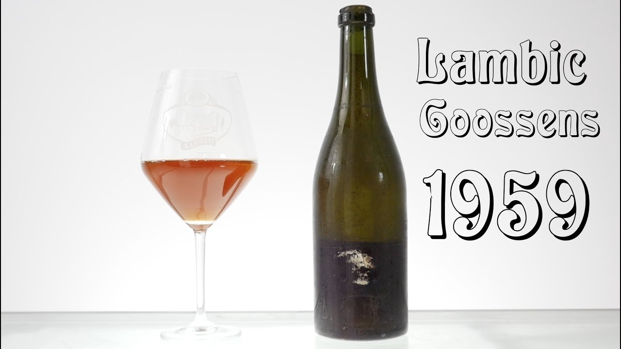 Lambic z 1959 roku z browaru Goossens