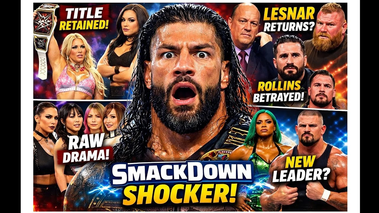 Roman reigns/Tiffany Stratton  | Brock Lesnar Returns? | Seth Rollins  | SmackDown & RAW Big Shocks