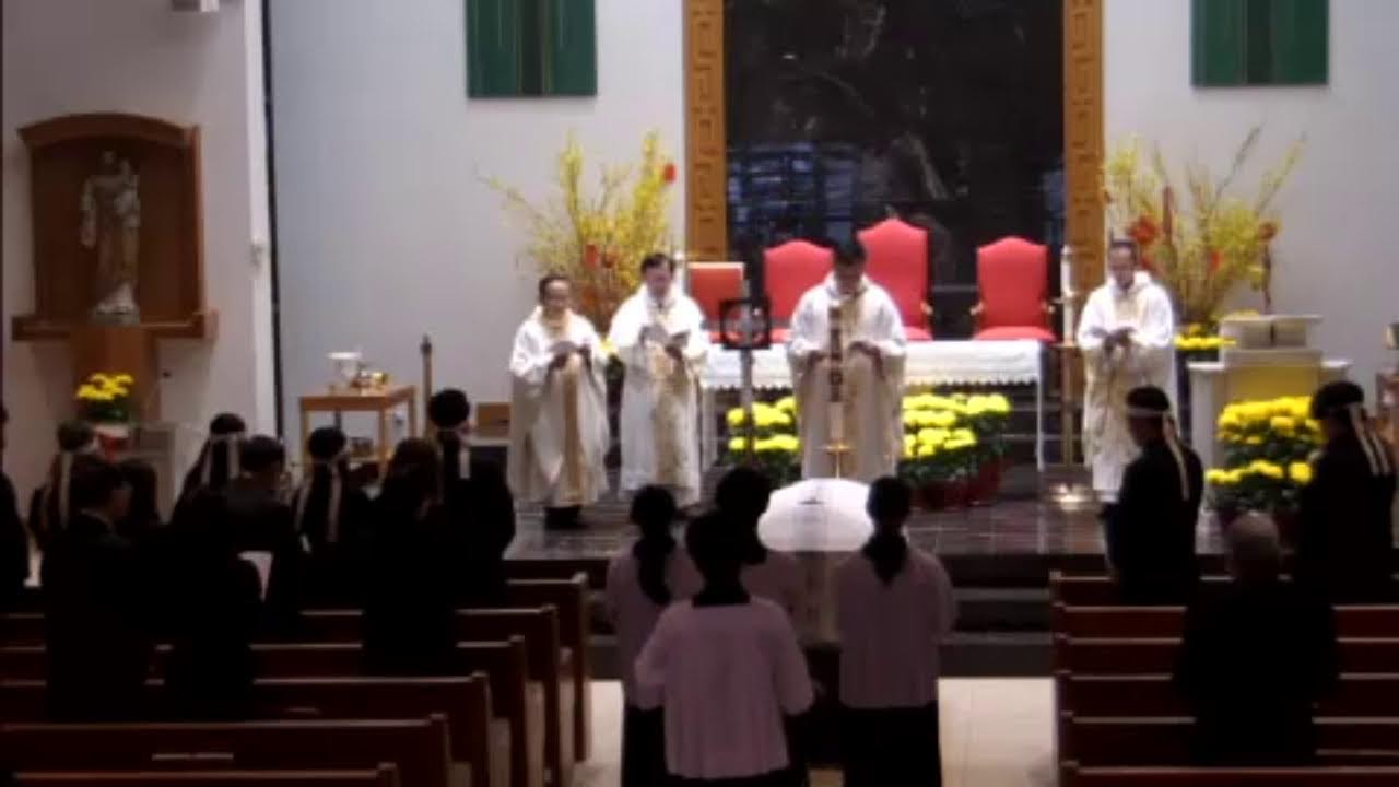 Lễ An Táng Bà Maria Nguyễn Thị Hạc - Giáo Xứ Đức Mẹ Hằng Cứu Giúp - Garland,