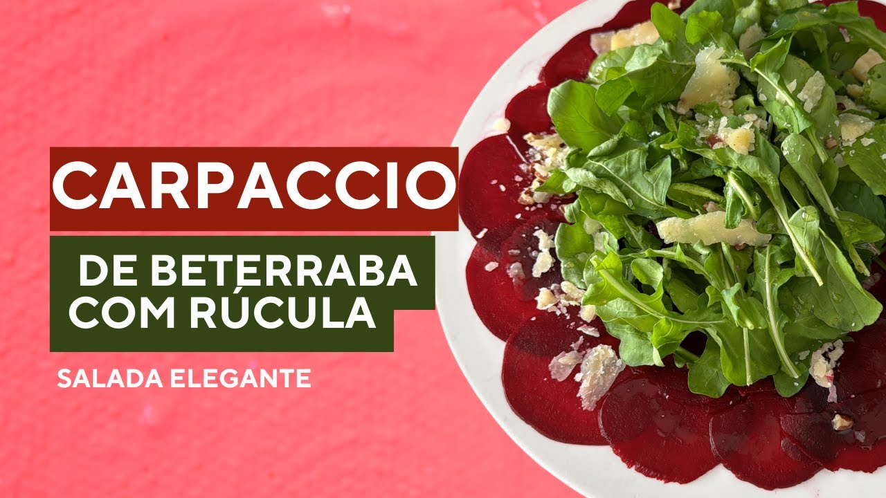 Salada de Natal que Todos Vão Amar: Carpaccio de Beterraba Perfeito!