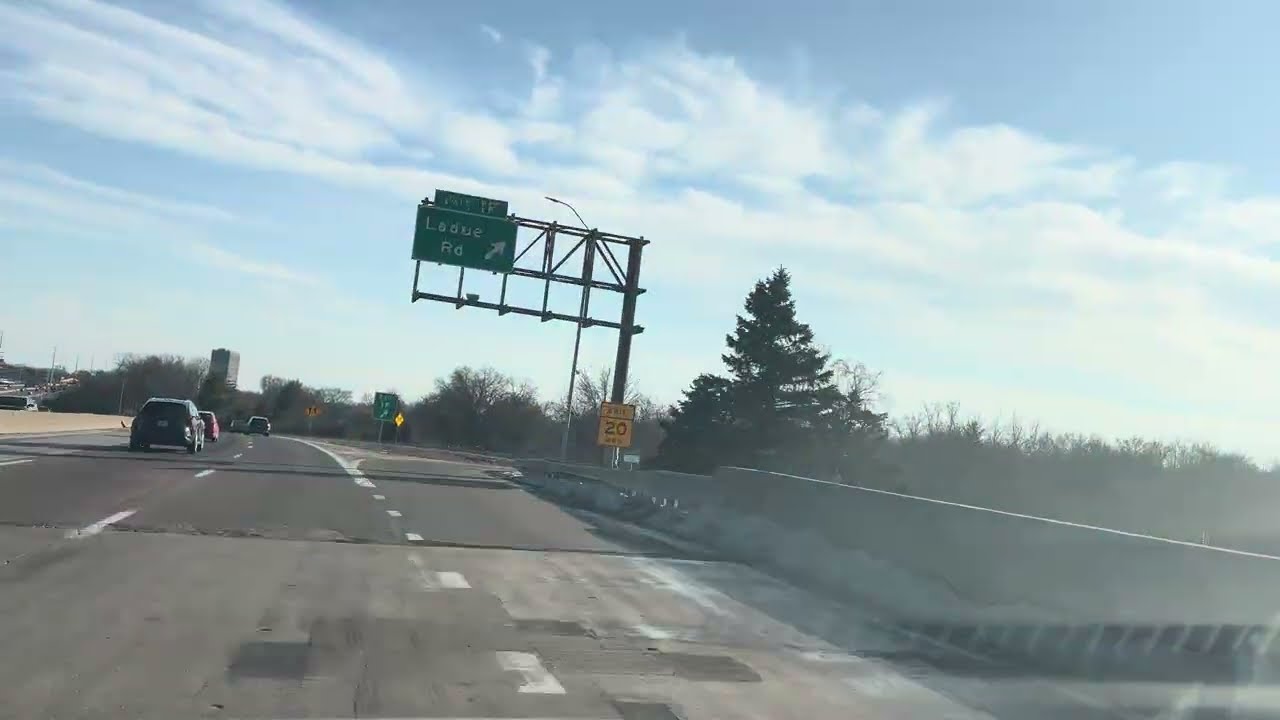 I-170 South ,I-70 to Galleria Mall St Louis MO ASMR