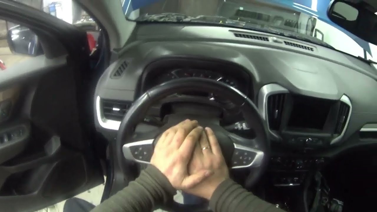 Снятие SRS подушки руля. GMC terrain.  Chevrolet Equinox. Отличие от оригинала.