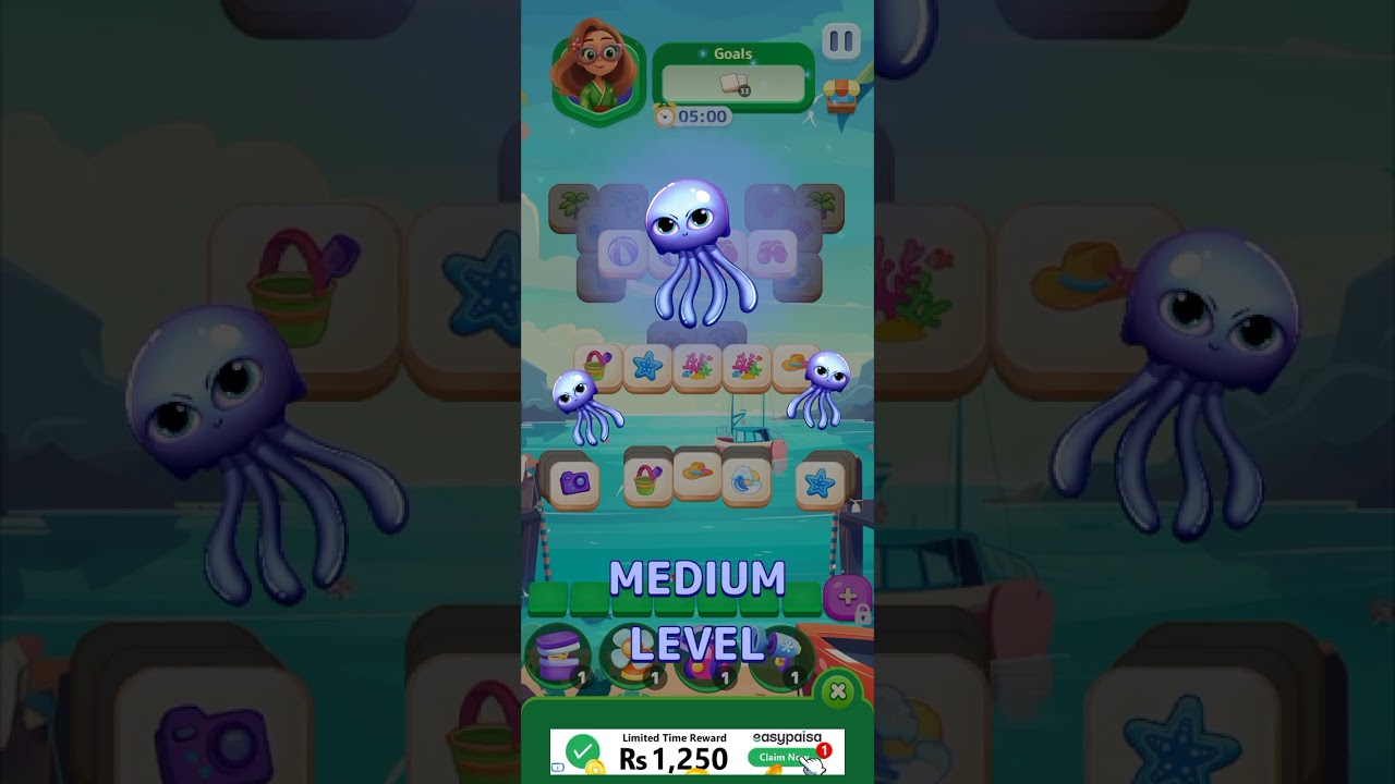 Tile Tap Master Game level 1 to 5