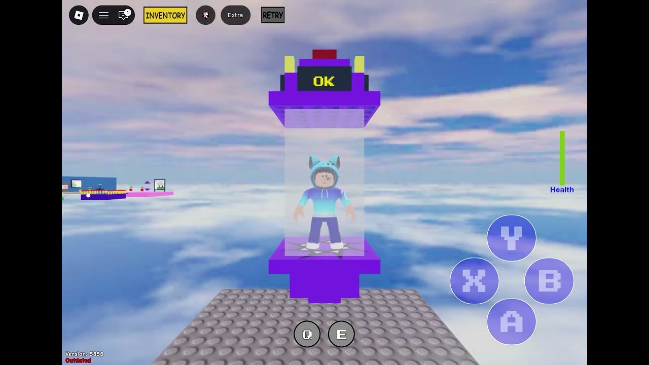Playing I wanna test the game